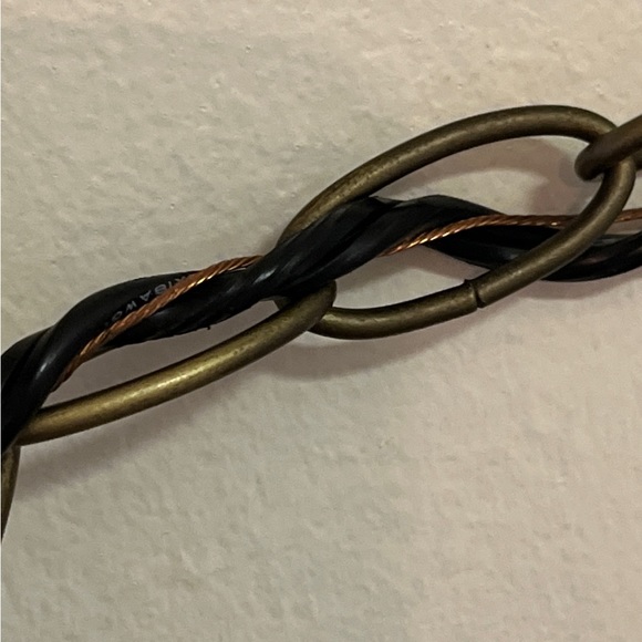 Chandelier Brass with Crystals - Picture 5 of 12